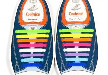 Силиконовые шнурки Coolnice радуга
